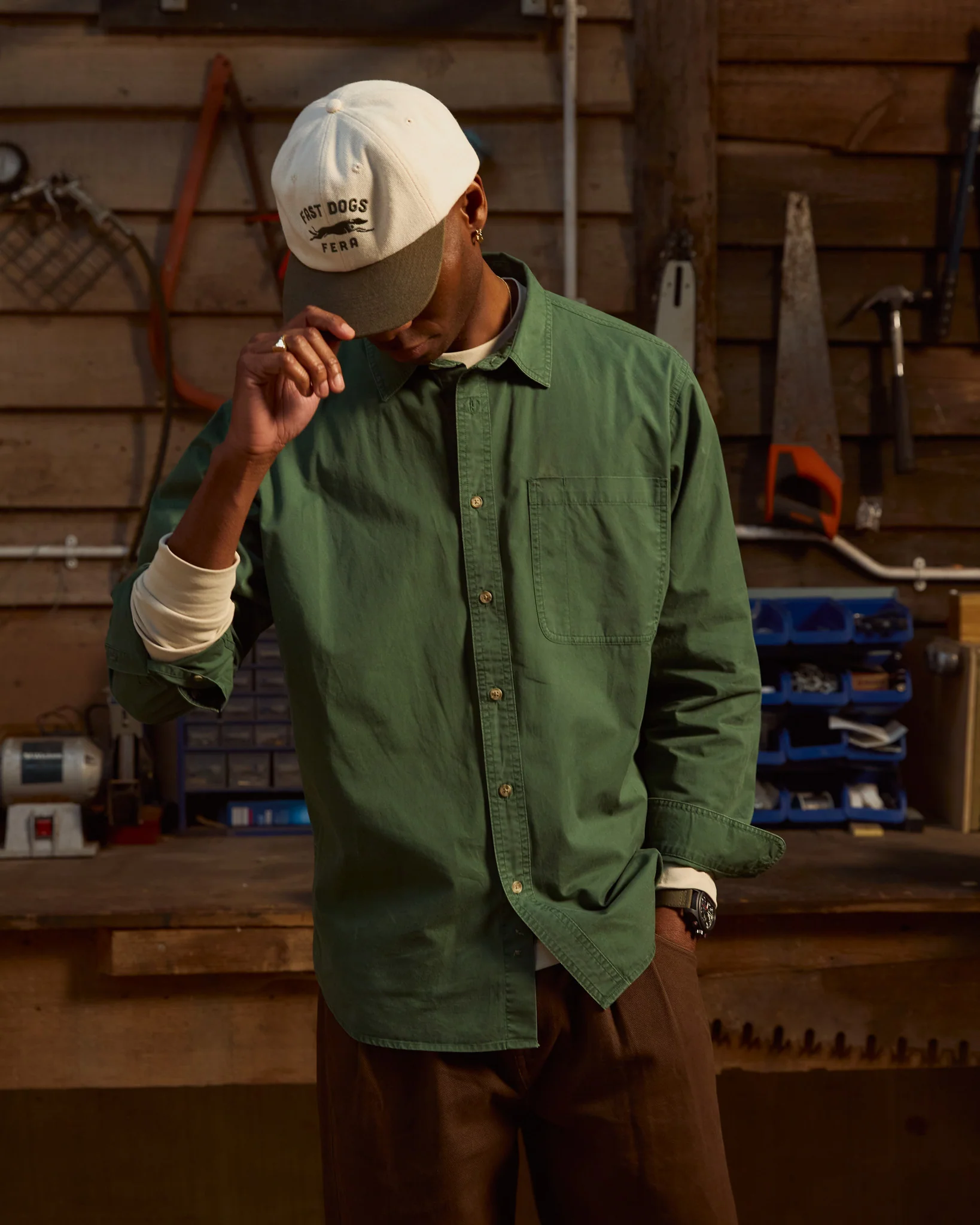 Avon Shirt - Washed Green - Image 3