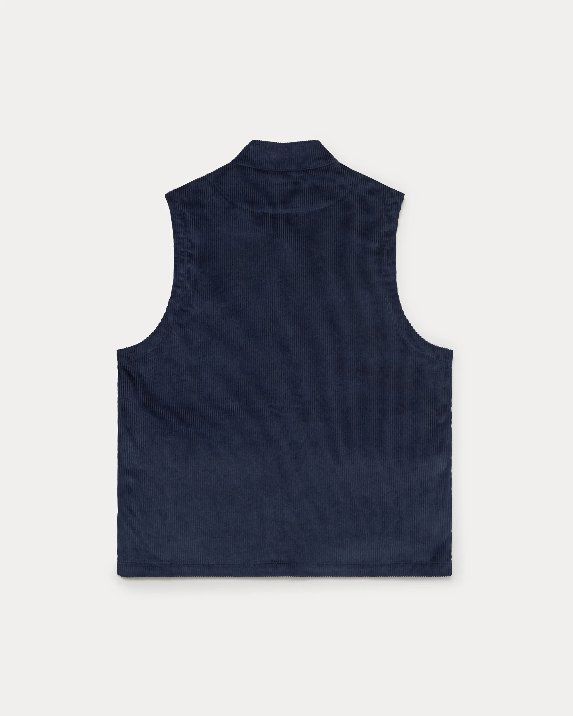 Cord Wandle Vest - Navy - Image 4