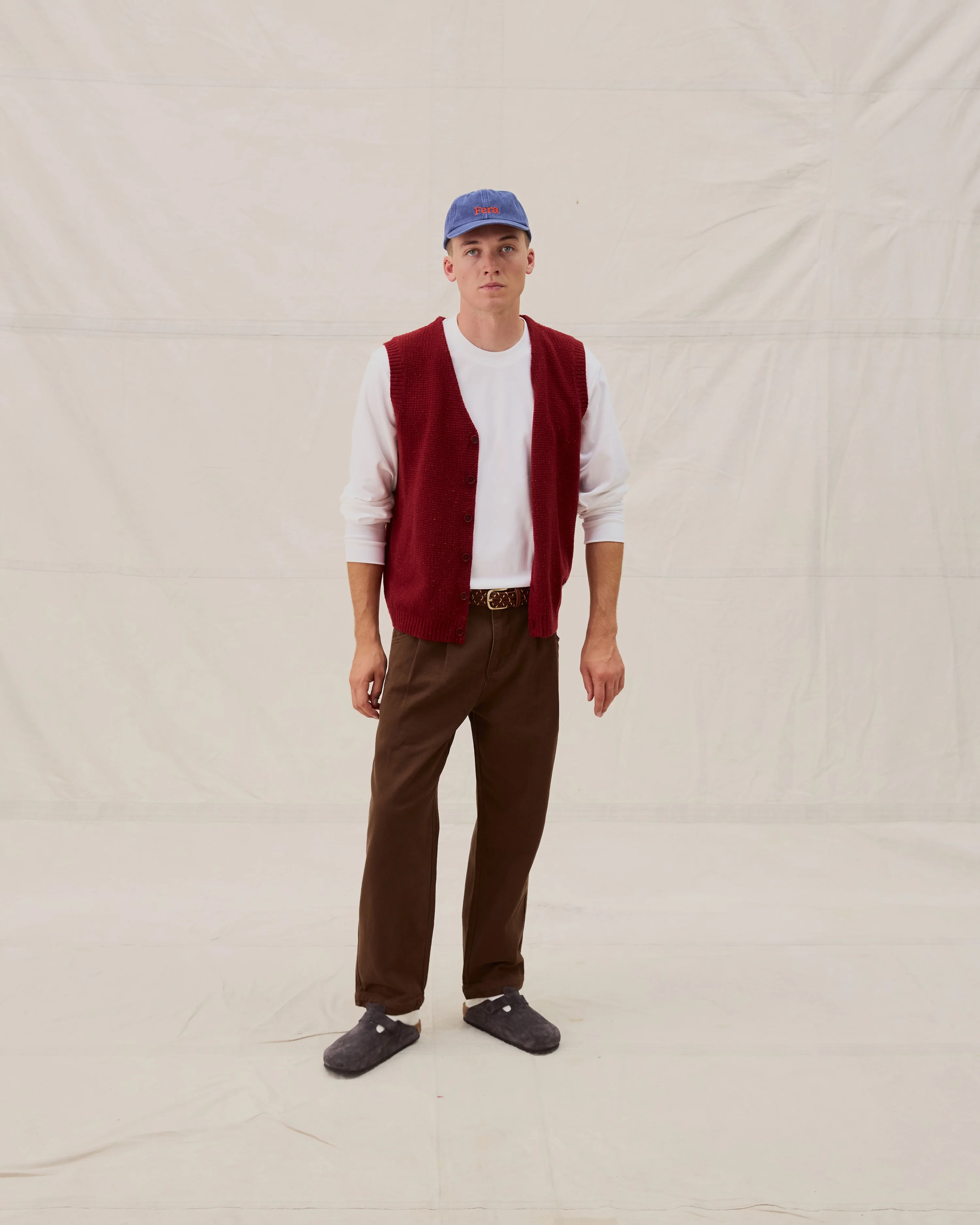 Curlew Merino Vest - Bonfire - Image 3