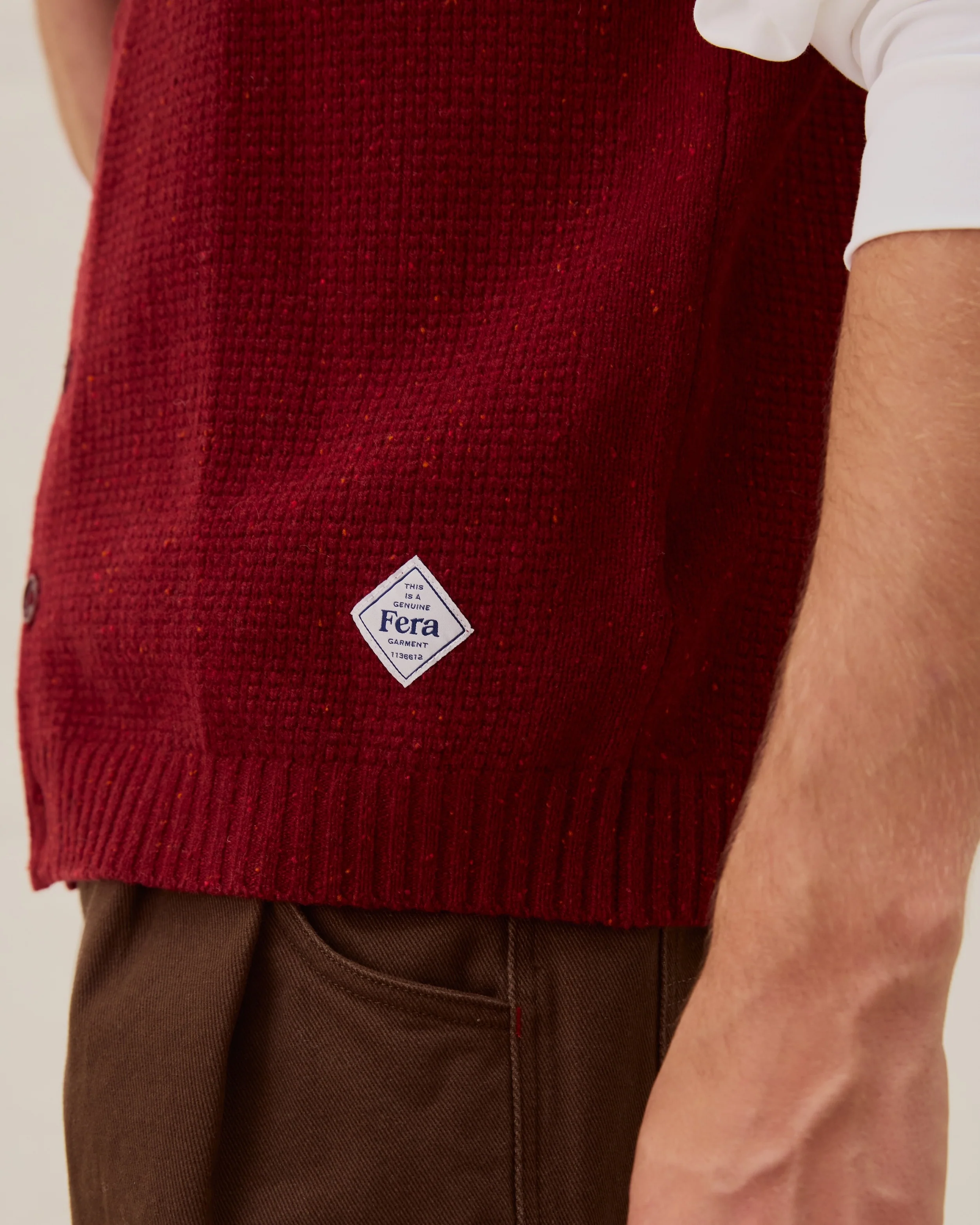 Curlew Merino Vest - Bonfire - Image 4