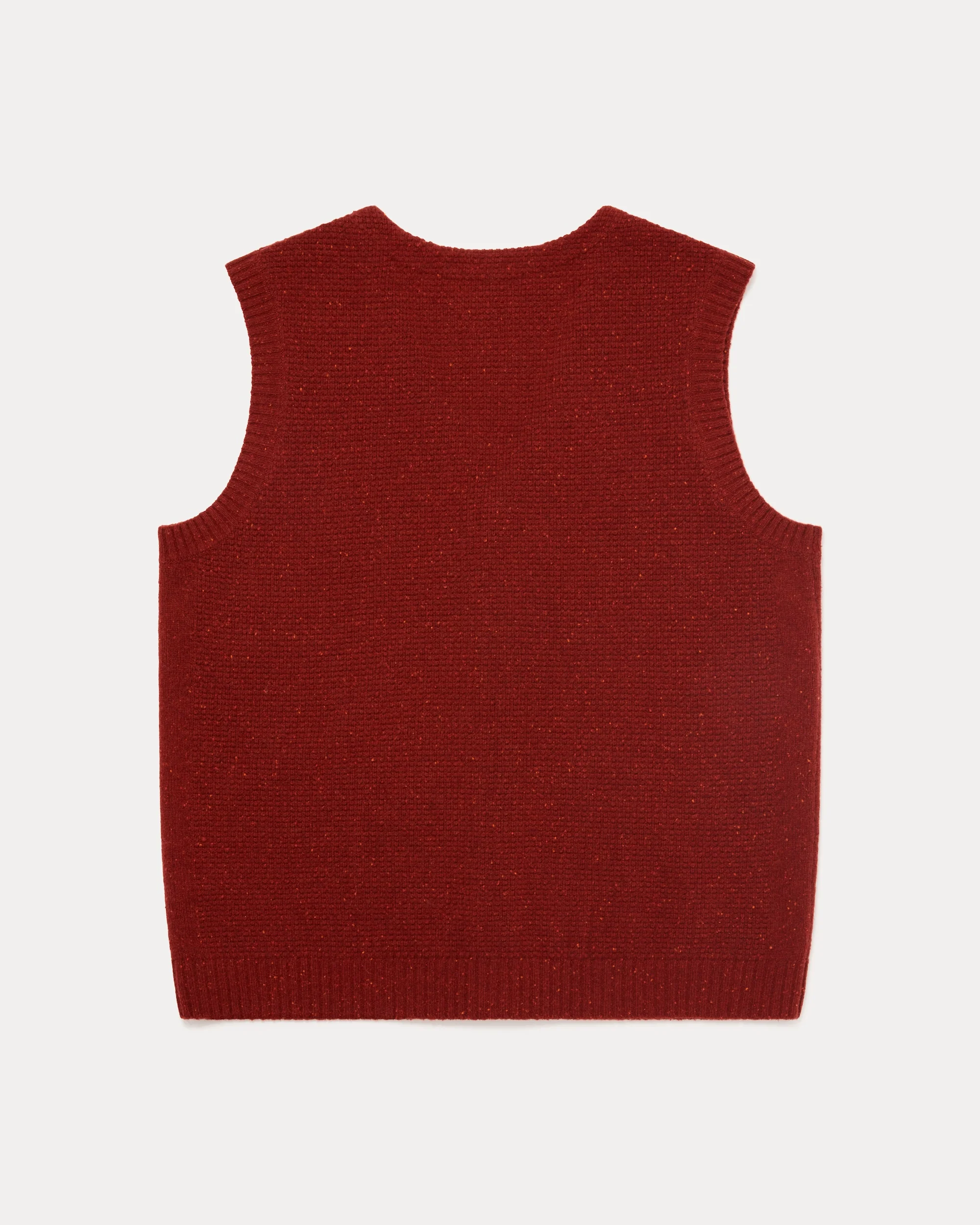Curlew Merino Vest - Bonfire - Image 5