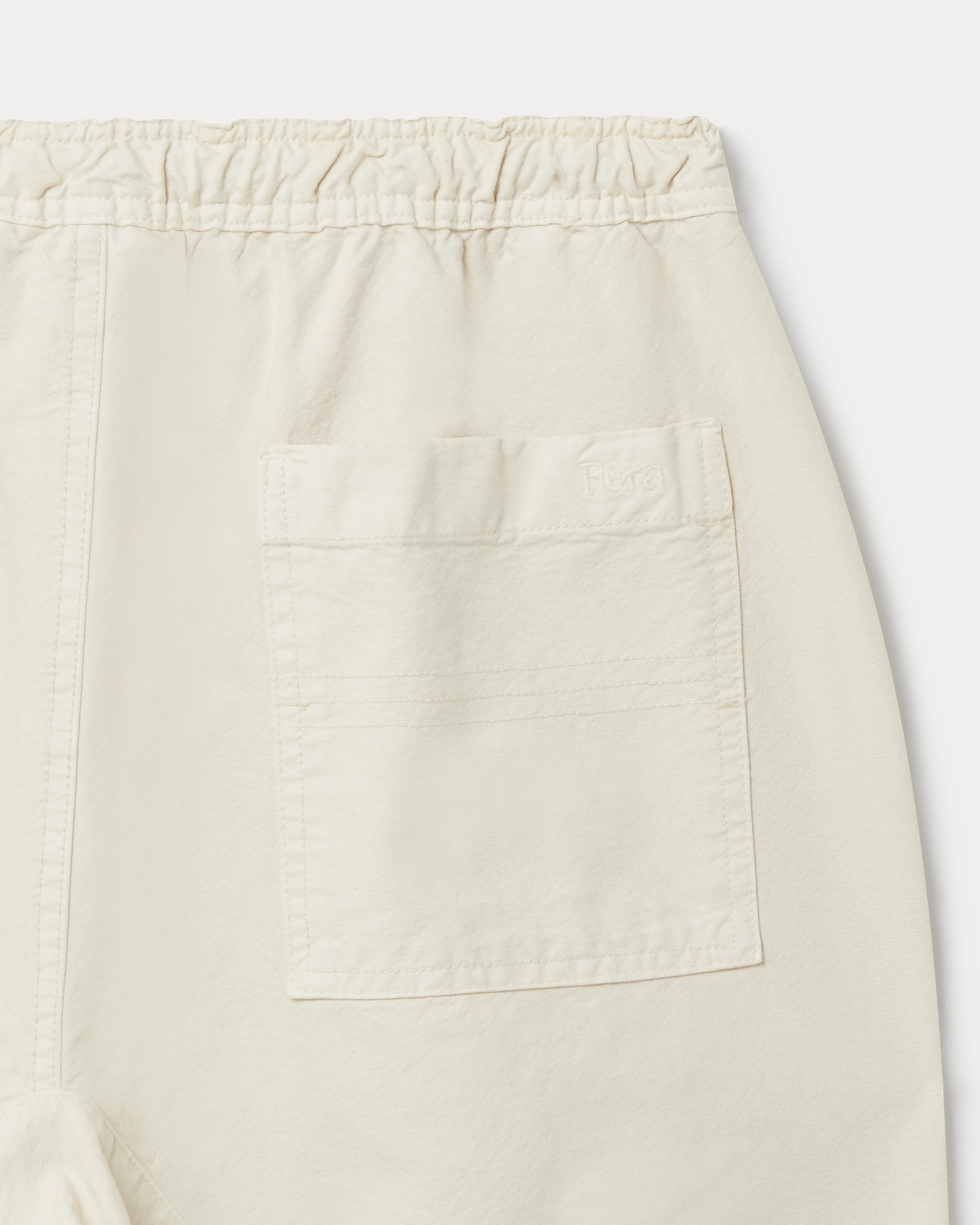 Double Knee Trouser - Ecru - Image 7