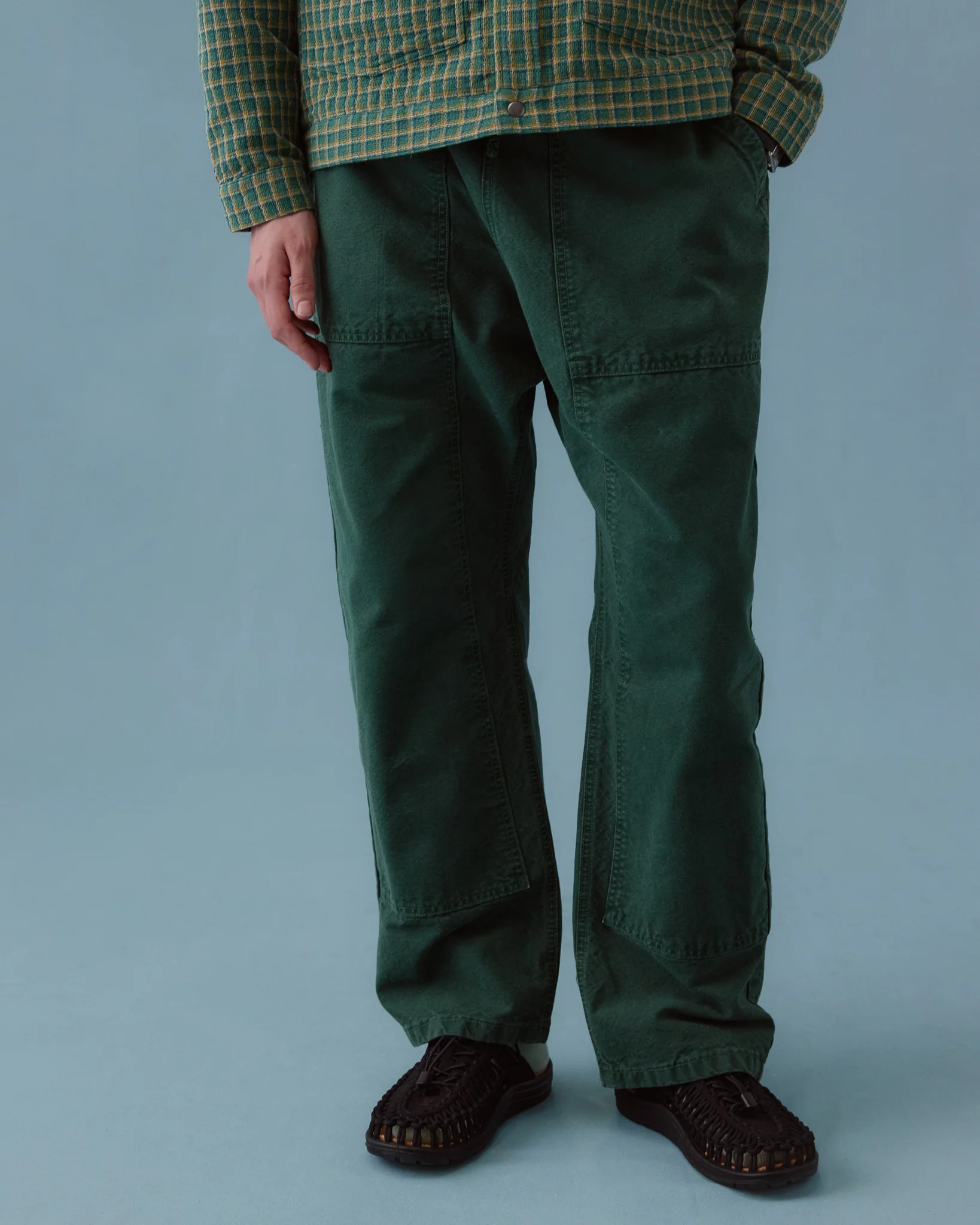 Double Knee Trouser - Green - Image 4