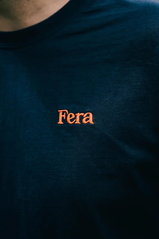 Embroidered T-Shirt - Navy - Image 3