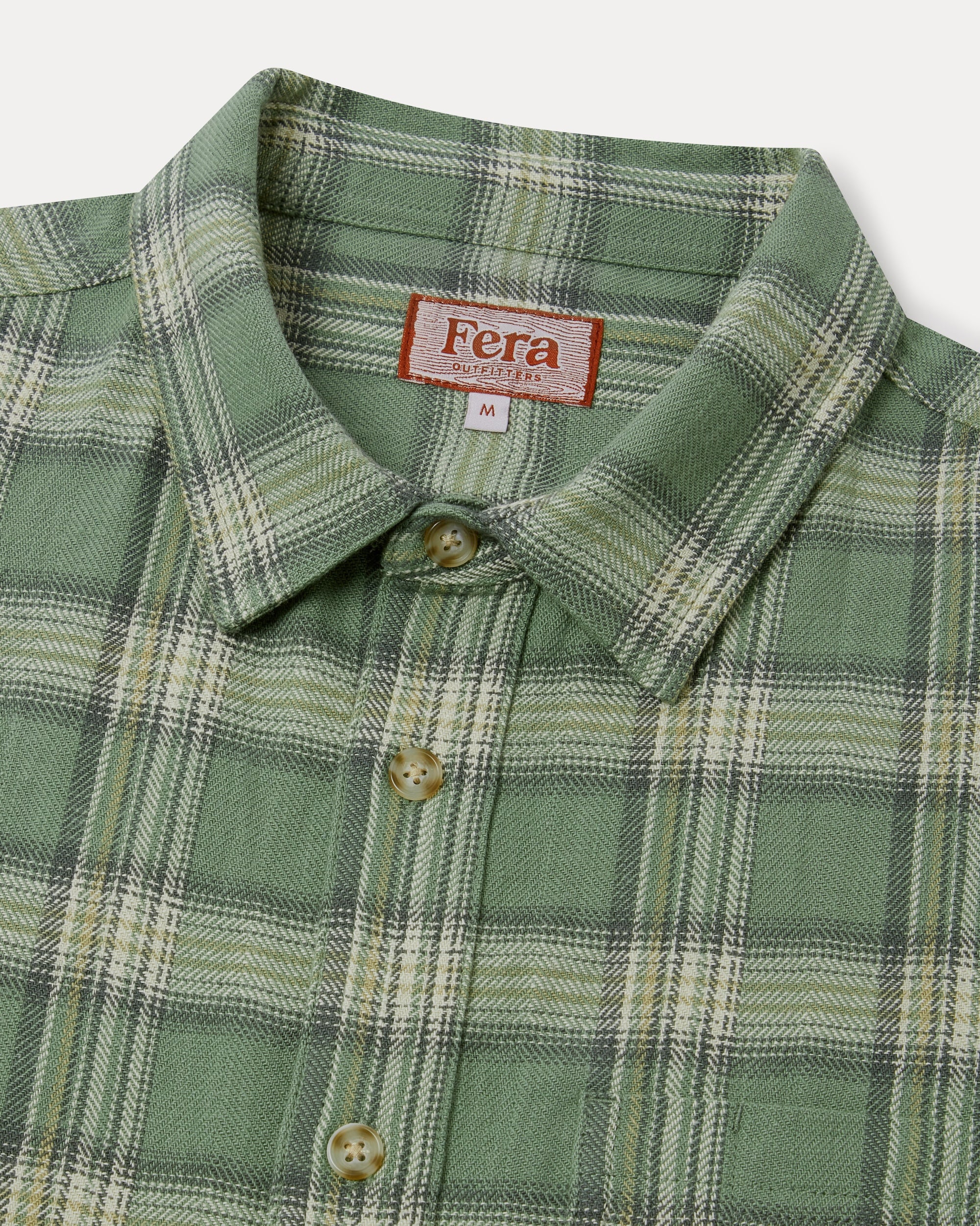 Japanese Flannel Shirt - Green - Image 6