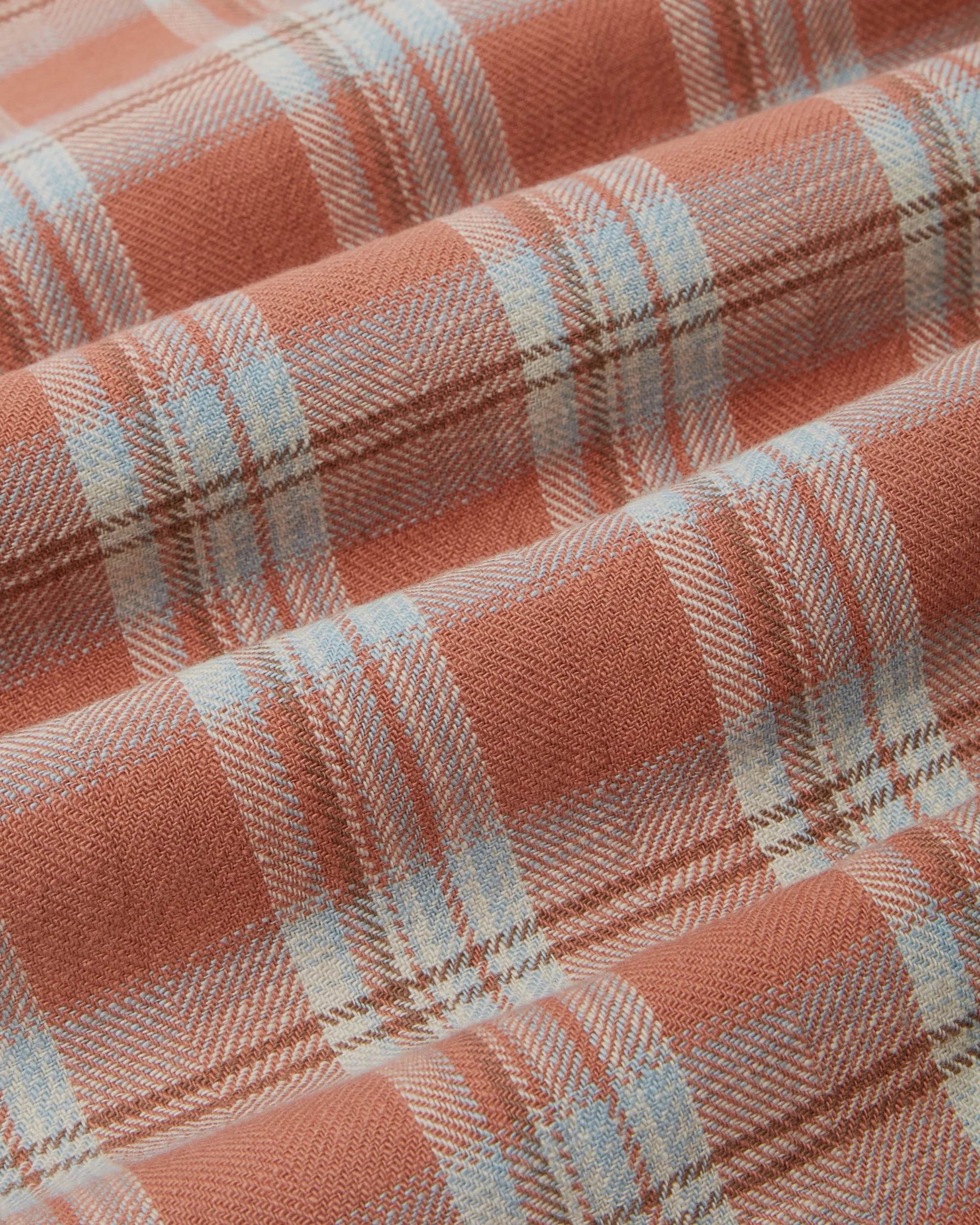 Japanese Flannel Shirt - Dusty Pink - Image 5