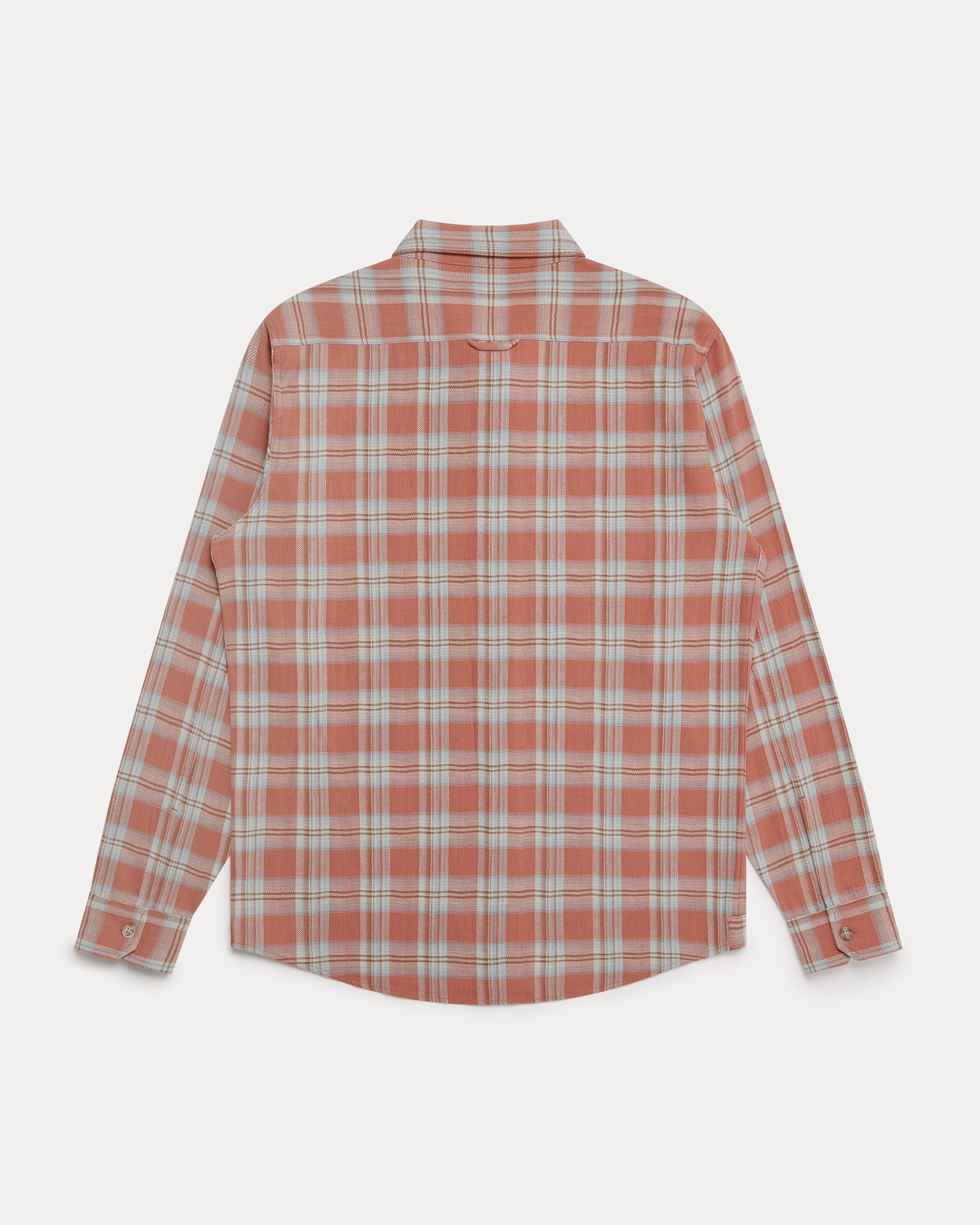 Japanese Flannel Shirt - Dusty Pink - Image 7
