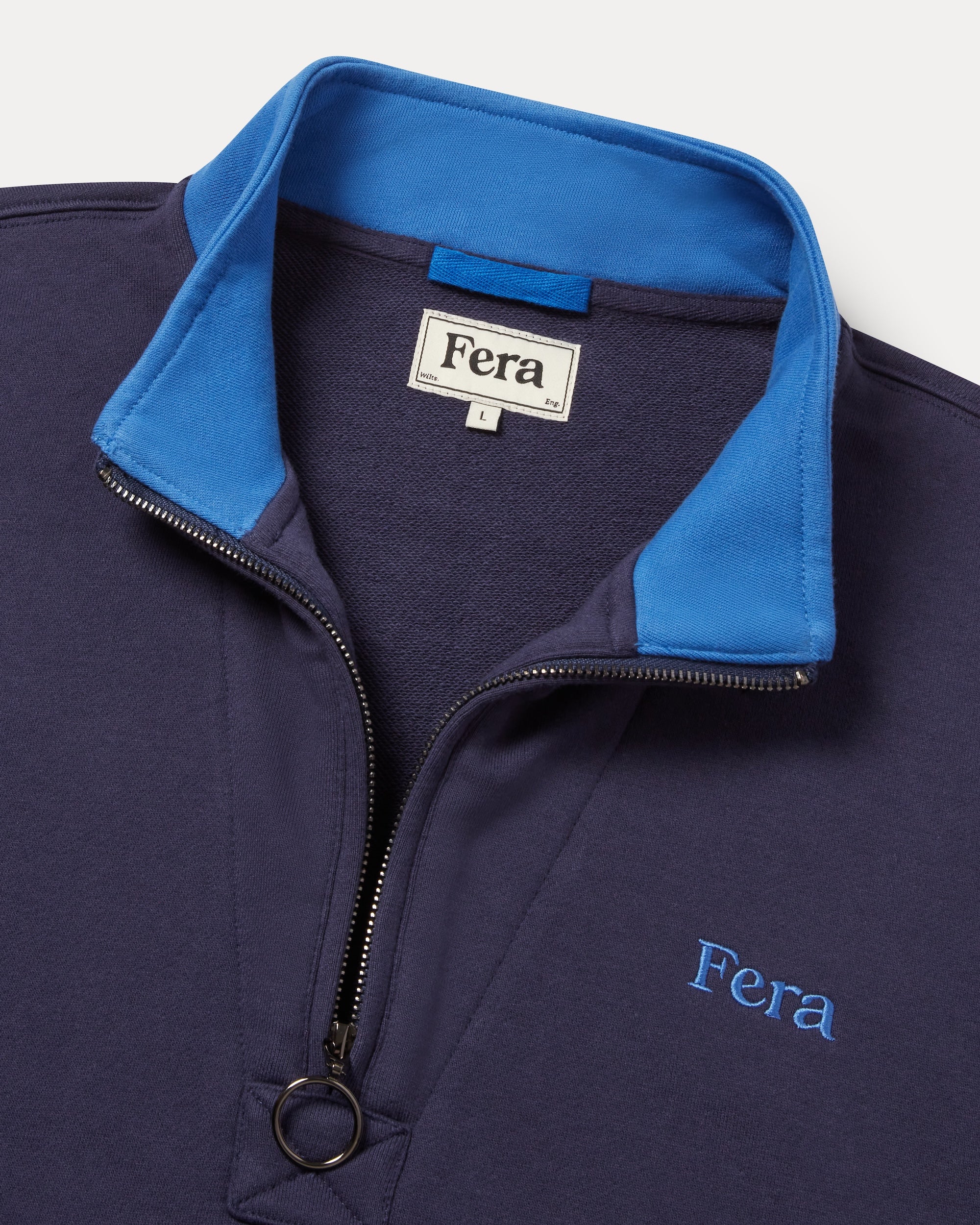 Quarter Zip - Navy - Image 5