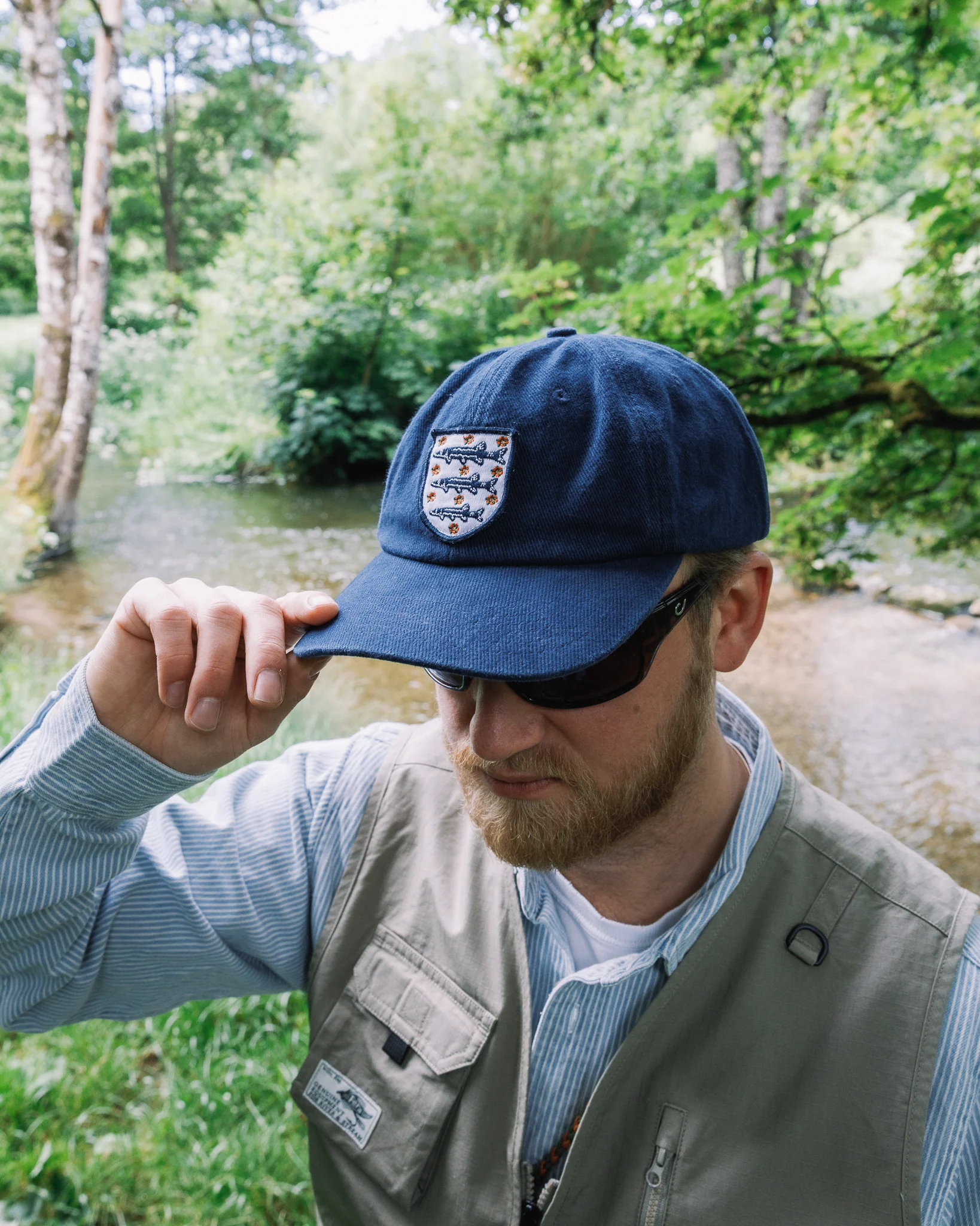 Three Pikes Cap - Navy - Image 4