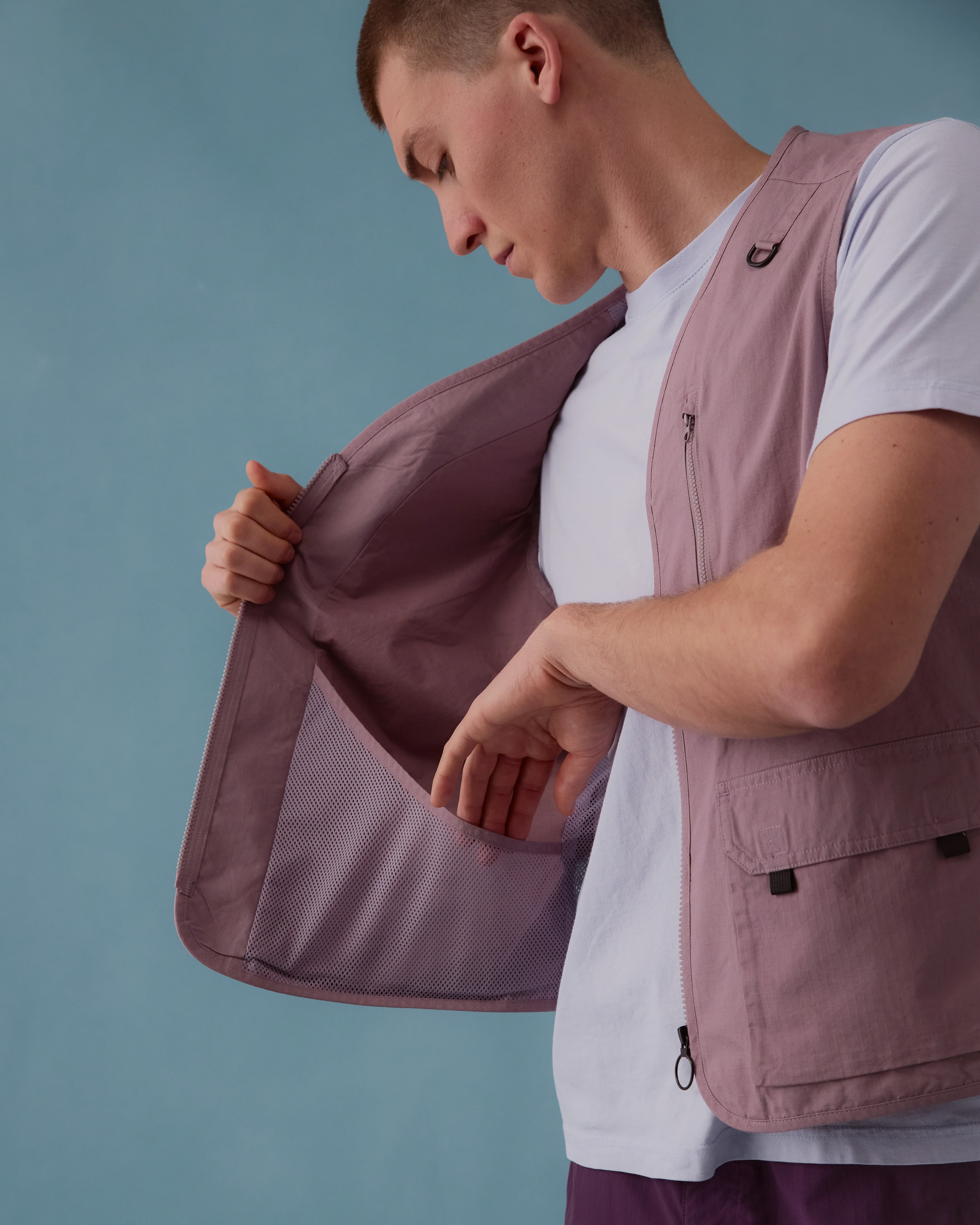 Wading Vest - Purple - Image 5