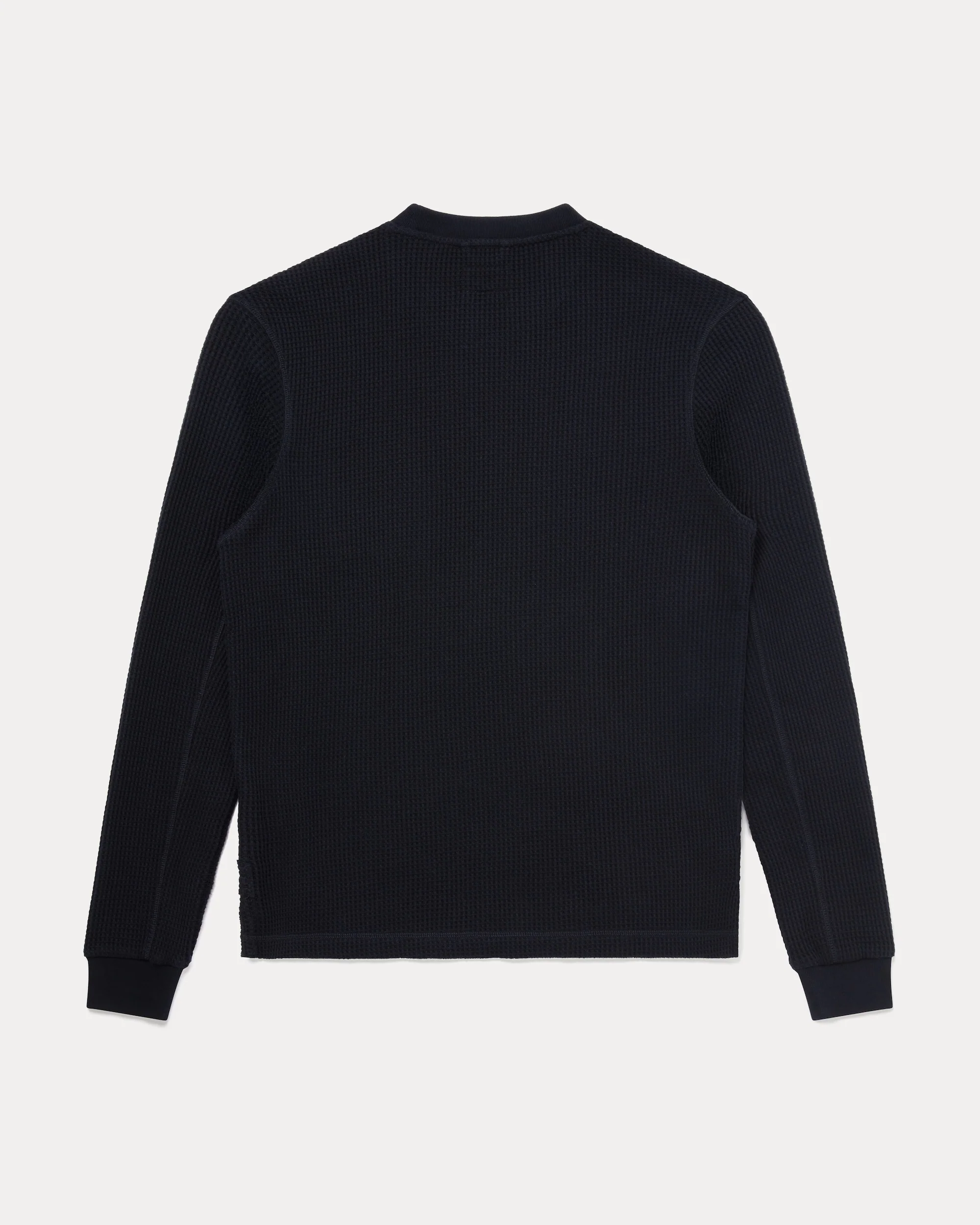 Waffle Long Sleeve - Navy - Image 6